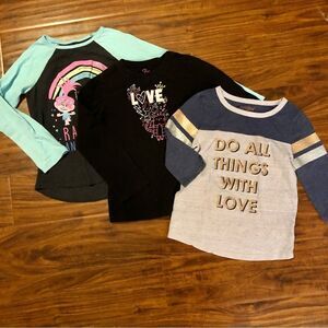 1989 Place, Jumping Bean, Cat and Jack 3 Long Sleeved Shirt Bundle Size 5 - 6